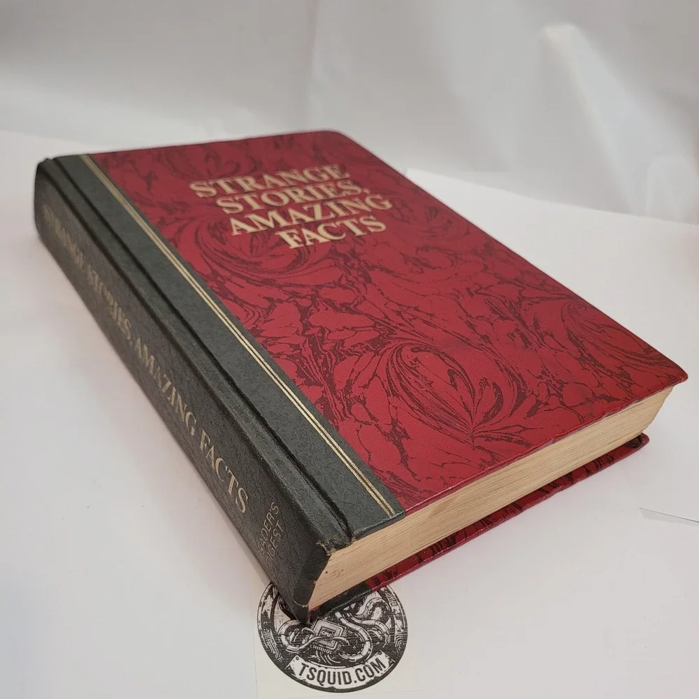Reader's Digest Strange Stories Amazing Facts Book 1978 Vintage Hardcover Red